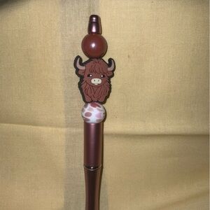 Brown Animal-Themed Pen